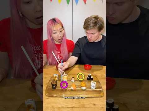 We always have a SPICY ending 🥵 🍣 #poisonsushi #couplechallenge #couple #yinrunandluke #sushi