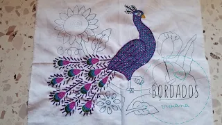 Bordado fantasia Cola de Pavo real #2 🦚
