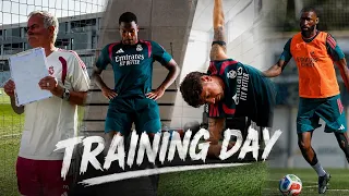 🔥 Real Madrid's INTENSE Training Under Mourinho! 💪⚽ Hala Madrid 🤍 #RealMadrid #Training