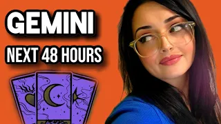 GEMINI ♊️ The Spell Breaks! Sudden News & An Old Ghost Returns | Next 48 Hours Tarot