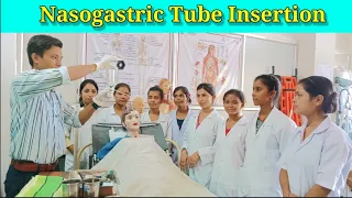 Nasogastric Tube/Ryles Tube Insertion Technique | Clinical Demonstration | Health Sector |
