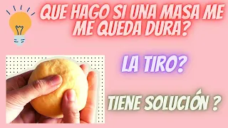 Cómo arreglar una masa si me quedo dura , Que hago? | VaneTips | Vane Fernández 💜