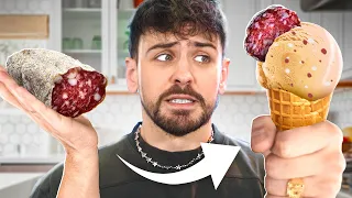 ON TESTE DES GLACES INSOLITES ! (genre saucisson)