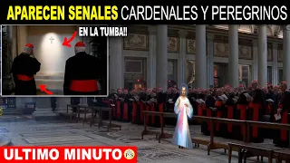 IMPRESIONANTE APARECEN SEÑALES en la TUMBA DEL PAPA FRANCISCO mientras PEREGRINOS Y CARDENALES ...