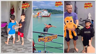 Agra ketakutan di paksa loncat ke laut 😱KUMPULAN AGRATA PART619