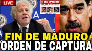ÚLTIMO: SOLICITAN ORDEN DE CAPTURA INTERNACIONAL A MADURO FRENTE A LA JUSTICIA INTERNACIONAL
