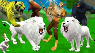 सफ़ेद शेर से छिपा बचपन का राज और कातिल बाघ का आतंक | Safed Sher Aur Baagh Ki Kahani \ Hindi Stories.