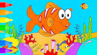 Amazing Fish | Learning Videos for Kids 😊 🌈 😍