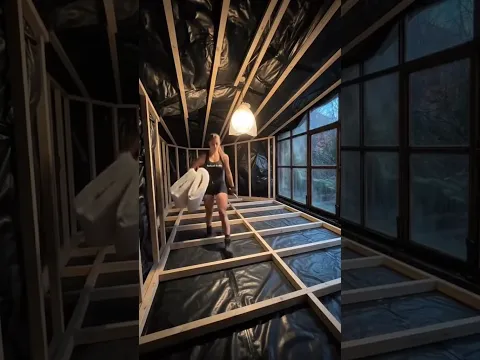 I Turned a Flooded, Muddy Swamp Cave With a Snake Inside Into a Cozy Secret Tiny Home! 🐍🏡😳 #Swa