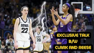 Caitlin Clark talking trash to Angel Reese Iowa vs LSU final 4
