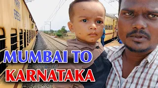 My First Travel Vlog || Mumbai to Karnataka Train Journey
