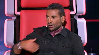 غنى جاموسة راحت تقابل جاموسة والمدربين عملوا بلوك لنفسهم هربوا من صوت MR V