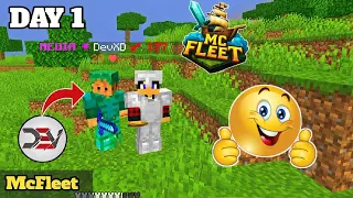 I meet @devshonen In Mcfleet Server On My First Day