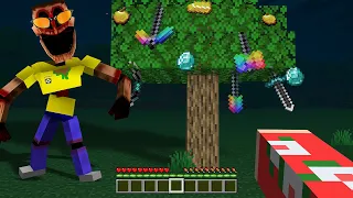 A ARVORE MAIS RARA DO MINECRAFT COM MODS DE TERROR!