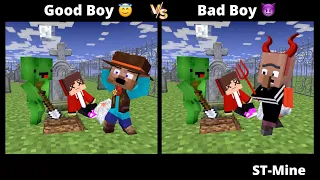 Good Boy VS Bad Boy. Part 7. #minecraftanimation @ST-Mine
