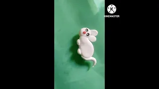 How can make a cute cat 😺 with super clay.#clayart #trending #craftideas