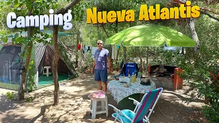 Camping NUEVA ATLANTIS. Un Paraíso FRENTE al MAR. Costa Atlántica de Argentina. 4K