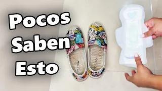 Coloca 1 TOALLA higiénica en tus ZAPATOS y te Sorprenderá el Resultado