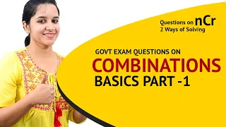 Aptitude Made Easy - Combinations First Episode - Learn maths