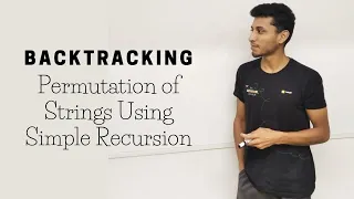 6 Permutation of Strings | Simple Recursion