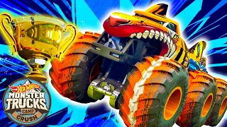 ¡Emocionantes Juegos de roca de Monster Trucks en Camp Crush! | Monster Trucks de Hot Wheels