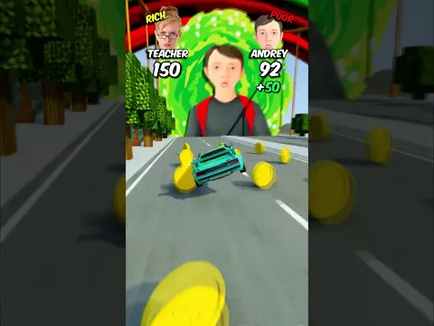 RICH TEACHER vs POOR ANDREY - BeamNG Drive #beamngdrive