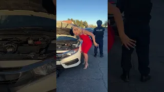 Lady tricks cops with genius disguise!