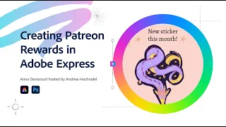 Creating Patreon Rewards in Photoshop and Adobe Express