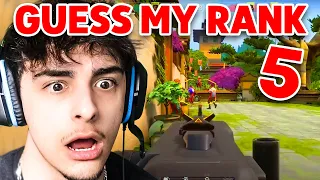 GUESS MY RANK 5 PROBABLEMENT LE PIRE DE TOUS...