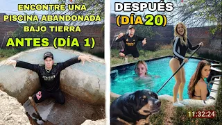 Encontré una Piscina Abandonada bajo tierra con mis Novias, Messi y Cr7 (Parte 20) #piscinas