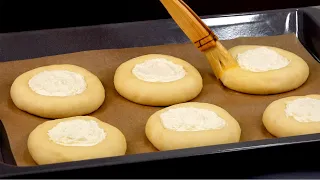 Я их пеку и пеку, а они всё едят и едят! ВАТРУШКИ с творогом! Простой рецепт теста БЕЗ опары!