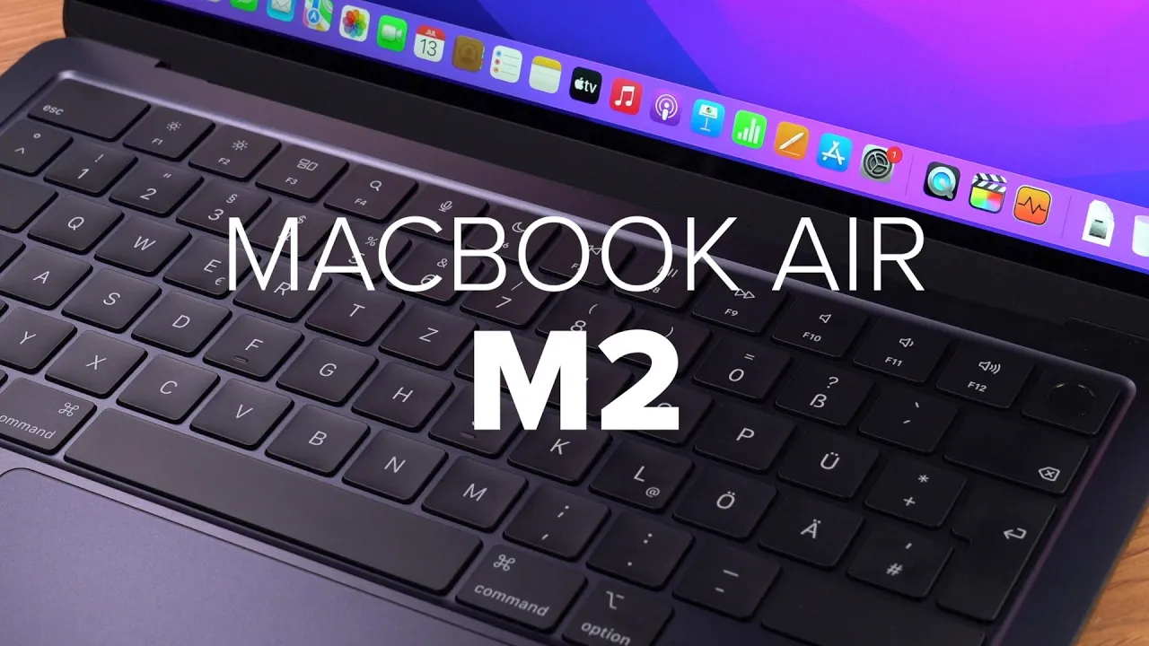 Vido-Test de Apple MacBook Air M2 par Computer Bild