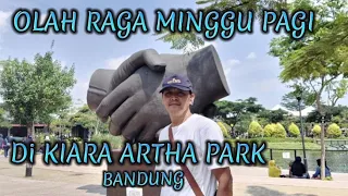 jalan pagi minggu  di Kiara Artha Park