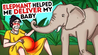 Elephant helped me deliver my baby
