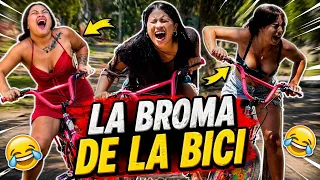 La broma 😛 de la bici 🚲 divertida 😂 es humor