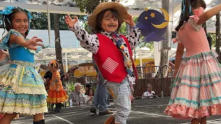 Nonô dançando quadrilha - festa junina