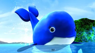 La Petite Baleine Bleue | Comptines et Chansons pour Bébés | Little Baby Bum en Français