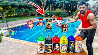 طلبنا الشخصيات المرعبي من الانترنت المظلم|#ماشاوالدب|#funny|#بودي