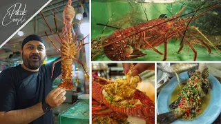$100 Live Seafood Challenge!! 😳 বিশাল বড় জীবন্ত লবস্টার এবং ভরপুর সীফুডময় এক দিন 🔥