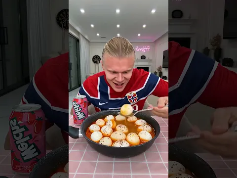 Mbappé comes up with a brilliant idea to get Haaland to eat his eggs🤣 #haaland #mbappe #worldcup