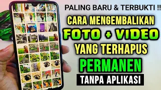 CARA MENGEMBALIKAN FOTO YANG TERHAPUS PERMANEN DI ANDROID - TANPA APLIKASI 🔥