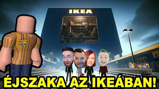 Egy ÉJSZAKA az IKEÁBA ZÁRVA! | SCP-3008 w/ ZsDav, Immu, Doggyandi