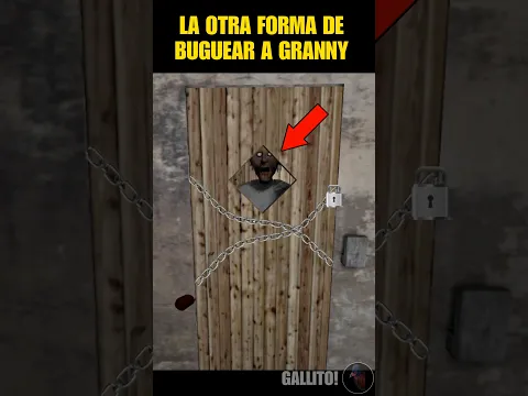 LA OTRA FORMA DE BUGUEAR A GRANNY🗿#granny #horrorgaming