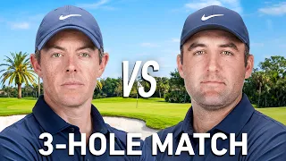 Rory McIlroy Vs Scottie Scheffler (3-Hole Match)