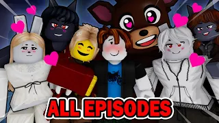 99 NIGHTS IN THE FOREST, BUT THERE ARE ONLY GIRLS!? (ALL EPISODES) Roblox Animation