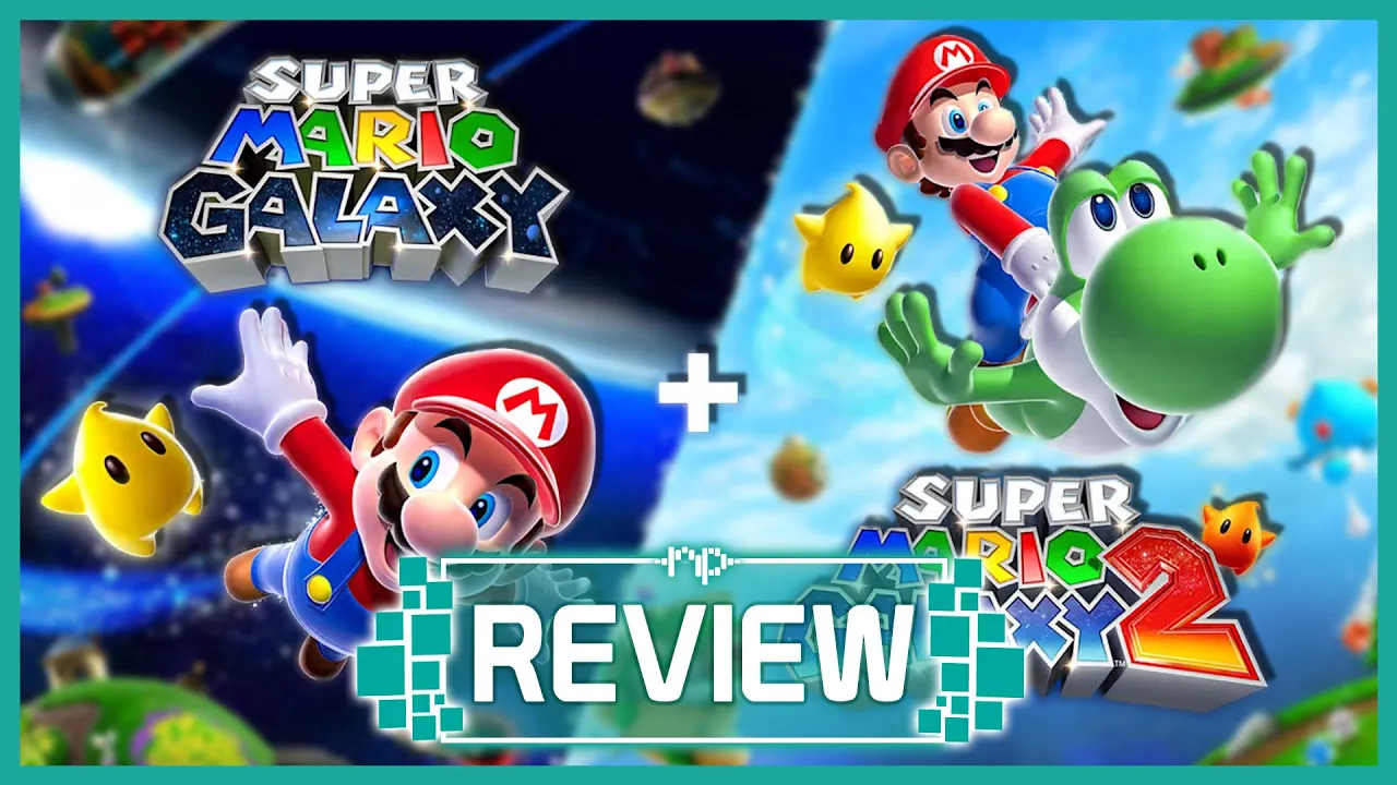 Vido-Test de Super Mario Galaxy + Super Mario Galaxy 2 par Noisy Pixel