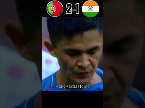 India vs Portugal FIFA World Cup Imajinary | Penalty shoot out Highlights #sunilchhetri vs #ronaldo