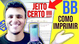 Como imprimir o cartão de confirmação de inscrição do Concurso BB 2021| Jeito certo de Imprimir !!!