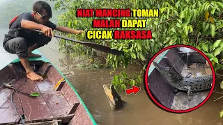 PASANG PANCING UMPAN IKAN HIDUP DI SUNGAI DAN ANAK SUNGAI DIKIRA DAPAT TOMAN😅 #bocahpecicilan