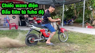 tú fuho chơi lớn độ chiếc wave style thái 70td thành chiếc xe điện tốc độ kinh khủng